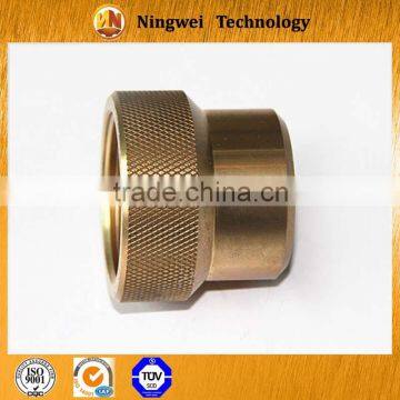 Brass weaving machine parts by cnc machining