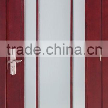 PVC plastic door skin with different door frame