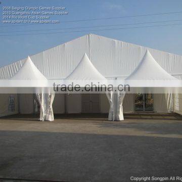 Best Quality Combined High Peak Wedding Tent Wholeslae With Carpet and Linings Decoration