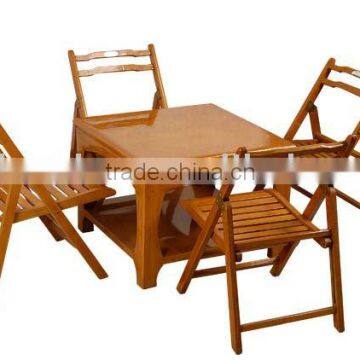 Bamboo furniture table and chairs