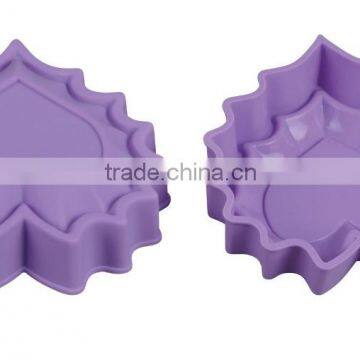 2016 High Quality Heart Silicone Non Stick Cake Bread Baking Mold Made In China