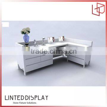 Used in shopping center hight quality acrylic checkout counter