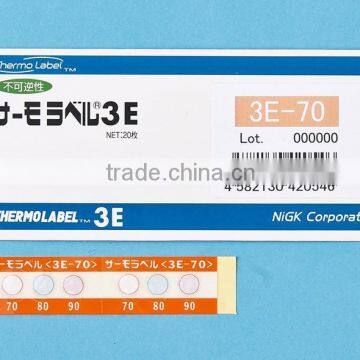 3 level industrial temperature indicator label for electric motor connection