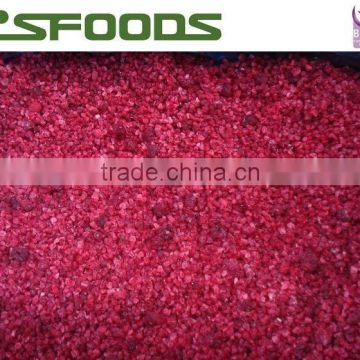 2015 crop IQF raspberry crumble high quality