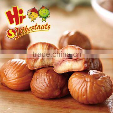 Halal and kosher Chinese Snacks--vacuum packed roasted chestnuts