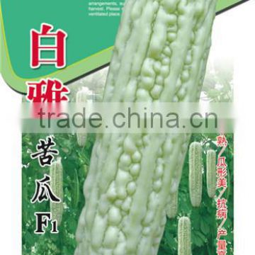 Hybrid bitter melon seeds Bitter gourd seedsfor growing-White jade