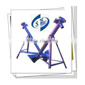 Poultry feed screw conveyor
