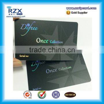 Gold Silver Stamp Foil Nice Printing Reward Loyalty PVC Card photo-5