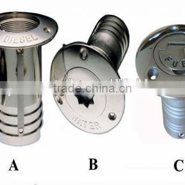 China wholesale marine water deck filler,stainless steel yacht water deck filler for sale