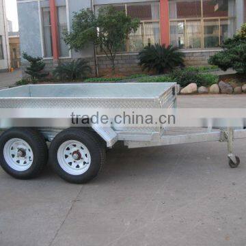 Hot dipped galvanized Tandem Axle box Trailer