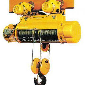 motor lifting hoist price and electric hoist factory in China