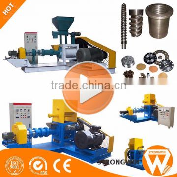 Henan Strongwin Stainless Steel Small floating fish feed extruder machine price