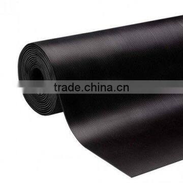 2013 New Anti-slip Industrial Rubber Fine Ribbed Floor Mat