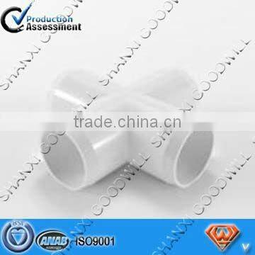 PVC cross pipe fitting