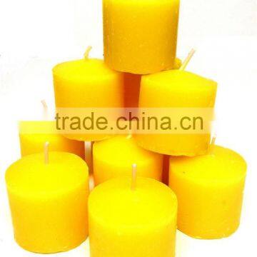 personalized handmade color painted decorative citronella candle