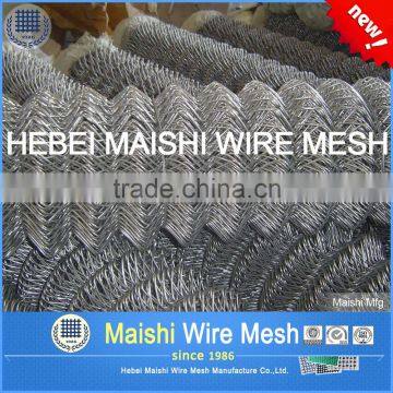 60mm mesh opening hot dipped galvanized chain Link fence