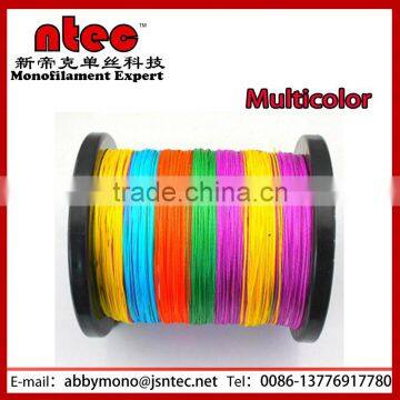 150LB 1000M 8 strand 0.80MM Multicolor PE braided fishing line