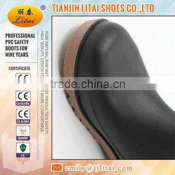 Black Pvc Safety Gumboots for Industry and Mine photo-4