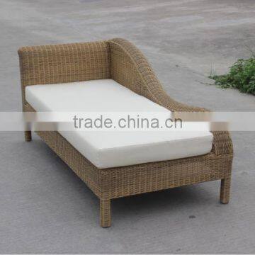 C - S-12 Горячая распродажа недорогой садовой мебели. Надежный раттановый лежак для отдыха. photo-2