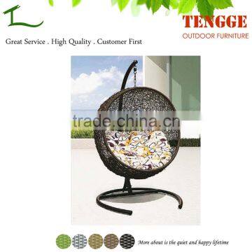 YH-7095 Wicker outdoor swing egg chair Rattan Outdoor Swing Chair