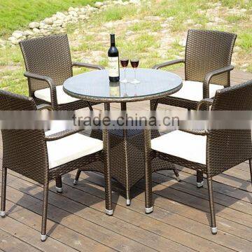 Outdoor Brown Rattan Table, Outdoor Rattan Furniture