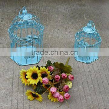 Vintage White Wholesale Decorative Bird Cages Wedding photo-6