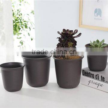 Plastic Round Resin Succulent Plant Pot/Cactus Plant Pot Flower Pot