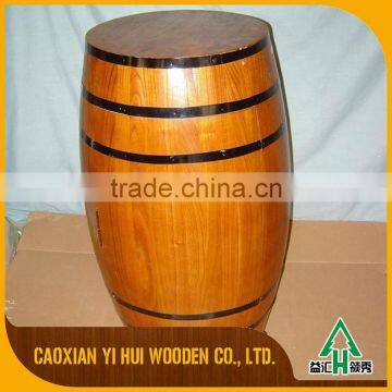Stand Unique Designed Wood Wooden Wine Barrel