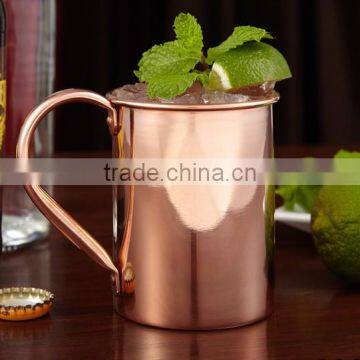 Copper Moscow Mule Mug, Pure Copper Mule Mug, Copper Beer Mug