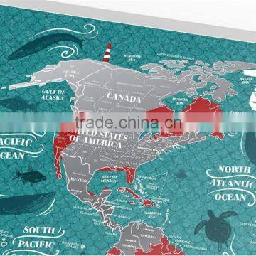 Scratch Places Off World Map Places I've Been Travel Map Great Scratchable Map Gift For Any Traveler photo-3