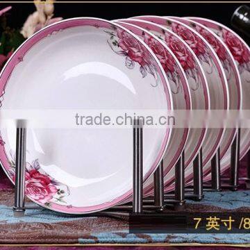 Good Price of Porcelain Plate for Home, Hotel and Restaurant,7 inch,8 inch