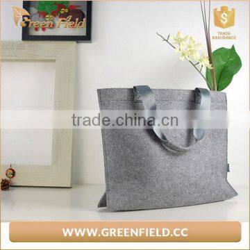 Lastest fashion design felt shopping bag for ladies