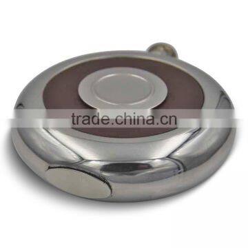 Stainless Steel Hip Flasks Laser Welding Mirror Flask With Cup 5oz photo-3