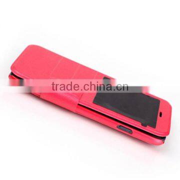 Slim Flip Covers PU Leather Case With Front View Window for IPhone 6 photo-6