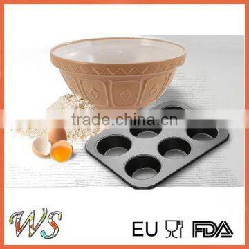 WS-D0610 6 Cups Carbon Steel Muffin Pan photo-2