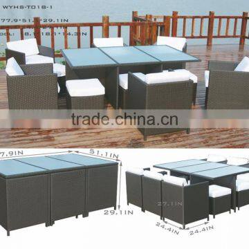 Rattan Table and Chair Sets for Restaurant/garden photo-5