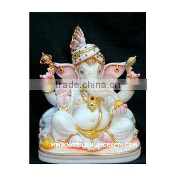 Ganesh Statue From Marble