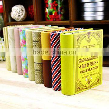 Wholesale Decorative Metal Book Shape Tea Sugar Coffee Cookie Candy Tin Canister photo-2