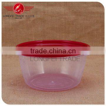 3pcs Plastic Preservation Box/ Fressness Bowl /crisper Mould With Red Lid photo-2