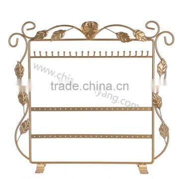 Metal Jewelry Display Stand Flower Earrings and Necklace Display photo-5