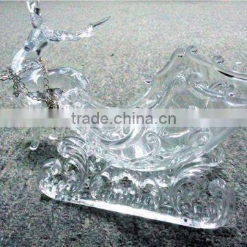 2016 Hot Sale Three Acrylic Reindeer and Sleigh Christmas Decoration photo-6