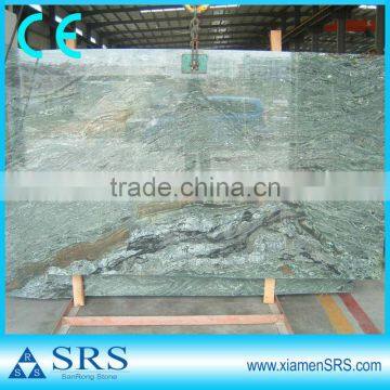 Green granite slab emerald