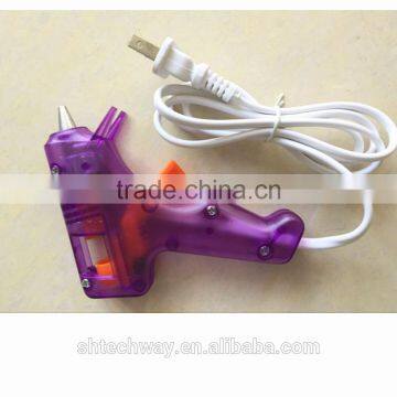 CE certificate low temperature transparent hot melt glue gun 10W