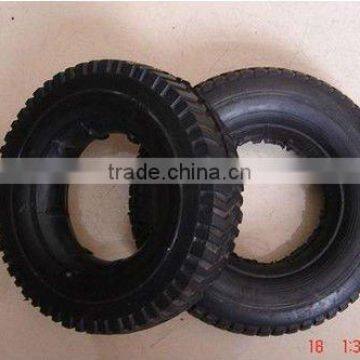 semi-pneumatic rubber tire