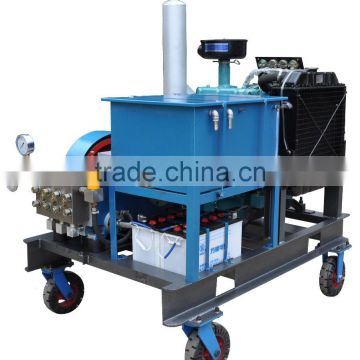 Mobile diesel drive high pressure cleaning machine