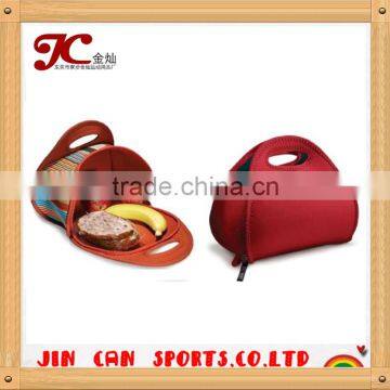 2015 New Style Recyclable Logo Printing Lunch Cooler Bag With Drink Holder photo-5