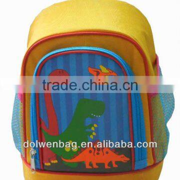 2014 hot sale cute printing lunch backpack for kids with polyester