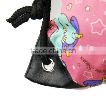 Customized Cheap Polyester Draw String Kids Drawing Bag photo-5