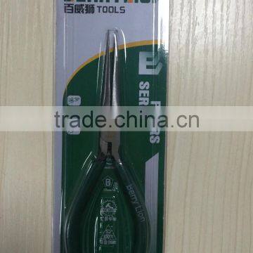 Soft handle 5'' mini type long nose plier for cutting wire with high quality
