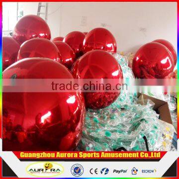 hot selling inflatable mirror ball inflatable silver reflective ball for decoration sale